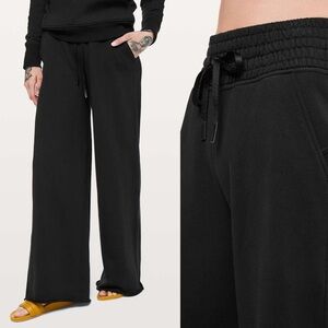 lululemon athletica Black Wide-Leg Pants